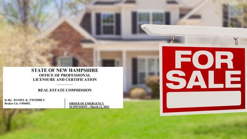 Local real estate agent Daniel K. Twombly was suspended by the New Hampshire Office of Professional Licensure and Certification. Now the state attorney general and courts are getting involved.