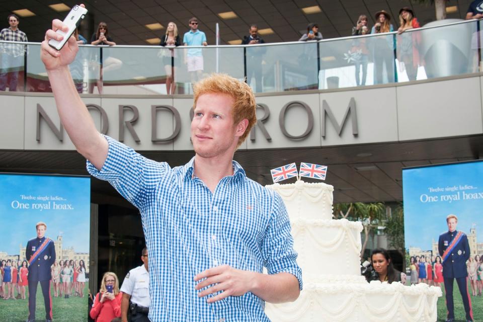 Lookalike: Matt Hicks was the show’s resident Harry-alike (Getty)