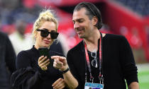 Lady Gaga and Christian Carino <a href="https://uk.movies.yahoo.com/lady-gaga-fiance-christian-carino-220304455.html" data-ylk="slk:ended their engagement;elm:context_link;itc:0;sec:content-canvas;outcm:mb_qualified_link;_E:mb_qualified_link;ct:story;" class="link  yahoo-link">ended their engagement</a> earlier in the year having begun dating in 2017. The break-up came just ahead of 2019's Academy Awards, where the musician picked up the prize for Best Original Song for <em>A Star Is Born</em>'s '<em>Shallow</em>'. (Robert Deutsch-USA TODAY Sports)