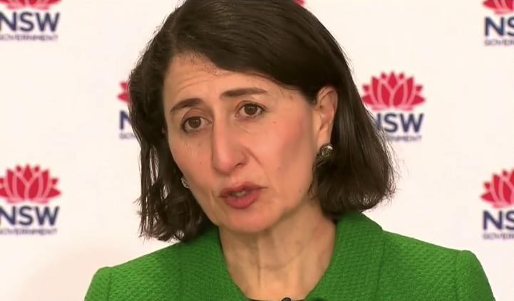 Premier Gladys Berejiklian warned setbacks from non-compliance could take weeks to fix. Source: ABC