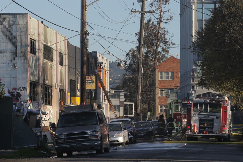 Fatal warehouse fire in Oakland