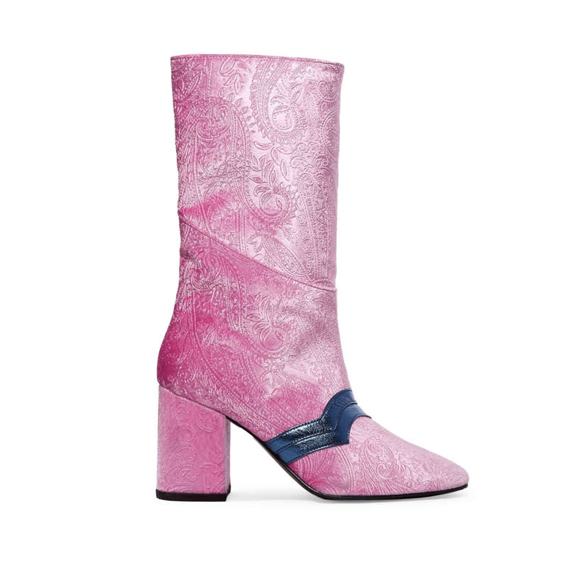 <h4><a rel="nofollow noopener" href="http://rstyle.me/n/b4g629jduw" target="_blank" data-ylk="slk:MR by Man Repeller I'm Here To Party Metallic Embossed Velvet Boots;elm:context_link;itc:0;sec:content-canvas" class="link ">MR by Man Repeller I'm Here To Party Metallic Embossed Velvet Boots</a>, $575</h4>  <h4>Courtesy of Net-A-Porter</h4> <ul> <strong>Related Articles</strong> <li><a rel="nofollow noopener" href="http://thezoereport.com/fashion/style-tips/box-of-style-ways-to-wear-cape-trend/?utm_source=yahoo&utm_medium=syndication" target="_blank" data-ylk="slk:The Key Styling Piece Your Wardrobe Needs;elm:context_link;itc:0;sec:content-canvas" class="link ">The Key Styling Piece Your Wardrobe Needs</a></li><li><a rel="nofollow noopener" href="http://thezoereport.com/entertainment/red-carpet/victorias-secret-fashion-show-2016-performers/?utm_source=yahoo&utm_medium=syndication" target="_blank" data-ylk="slk:Victoria's Secret Just Announced This Year's Fashion Show Performers;elm:context_link;itc:0;sec:content-canvas" class="link ">Victoria's Secret Just Announced This Year's Fashion Show Performers</a></li><li><a rel="nofollow noopener" href="http://thezoereport.com/hidden/starbucks-holiday-drinks-2016/?utm_source=yahoo&utm_medium=syndication" target="_blank" data-ylk="slk:All Of Our Favorite Starbucks Holiday Lattes Are Back;elm:context_link;itc:0;sec:content-canvas" class="link ">All Of Our Favorite Starbucks Holiday Lattes Are Back</a></li></ul>