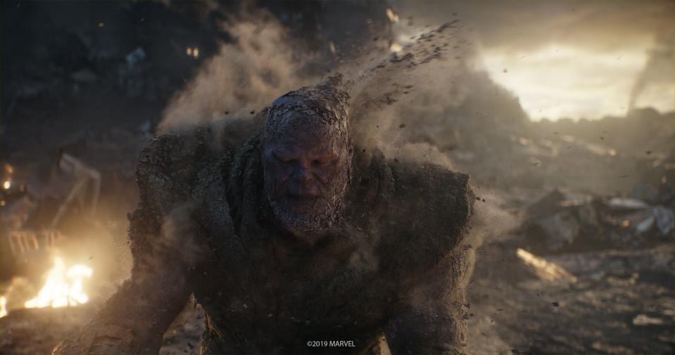 Thanos gets dusted in 'Avengers: Endgame' (Photo: Marvel)