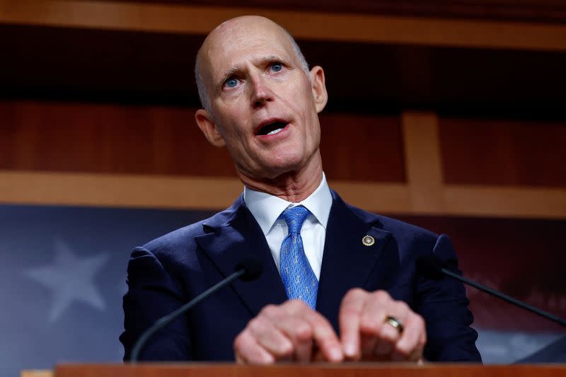 FILE PHOTO: Republican Senators hold a news conference about the National Defense Authorization Act on Capitol Hill