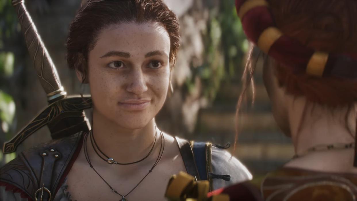  A screenshot of a character in the Xbox Games Showcase June 2024 Fable trailer. 