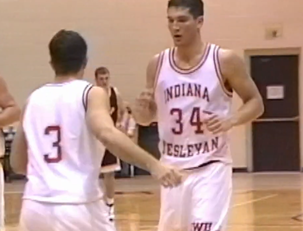 Aaron Willson (right) says he and Caleb Dimmich connected immediately. Willson only got to play one season with Dimmich, who died in 1999 in a farming accident.