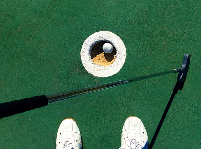 35. Play a round of mini golf