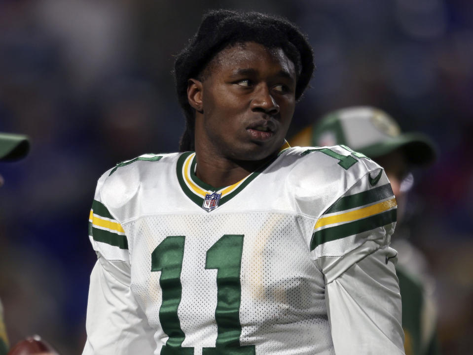 Sammy Watkins hasn't been much of a factor in the Packers passing game this season. (AP/Bryan Bennett)