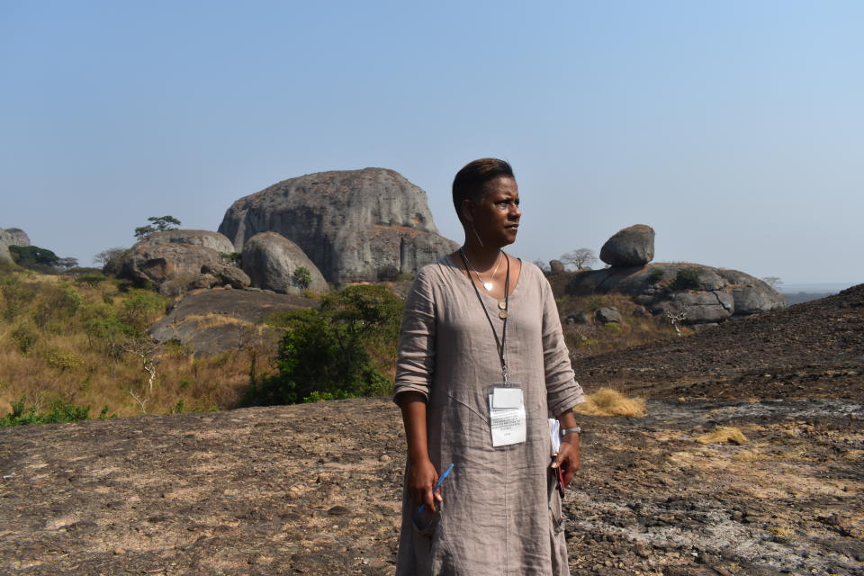 Deborah Barfield Berry spent months interviewing members of the Tucker family and chronicling the journey of Wanda Tucker, the family historian, who quickly accepted an invitation to travel to Angola to learn more about the origins of the people she believes are her ancestors.