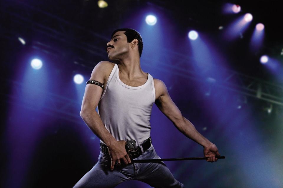 Oscar-winner: Rami Malek picked up a Best Actor trophy for his turn as Freddie Mercury ()