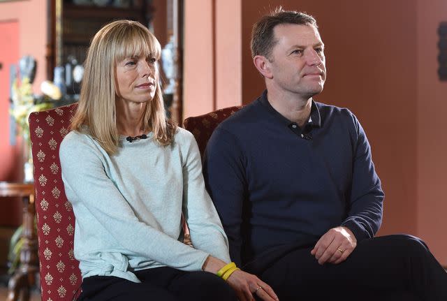 <p>JOE GIDDENS/AFP/Getty</p> Kate and Gerry McCann during an interview with the BBC's Fiona Bruce on April 28, 2017.