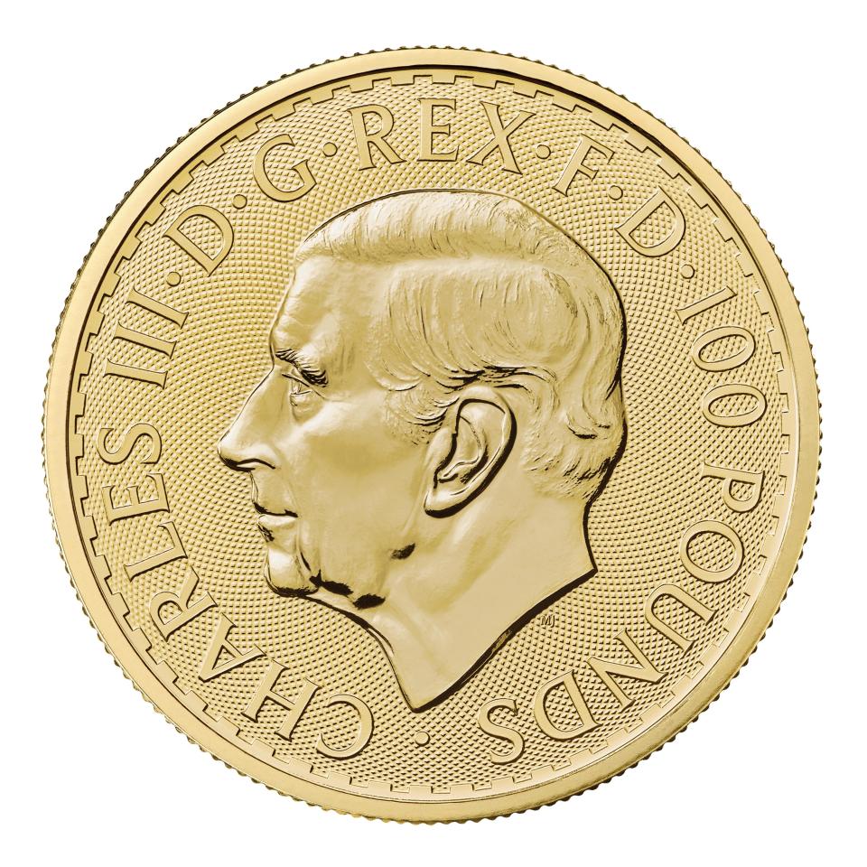 The Royal Mint has unveiled its first bullion coin to bear the portrait of King Charles . Photo: Royal Mint 