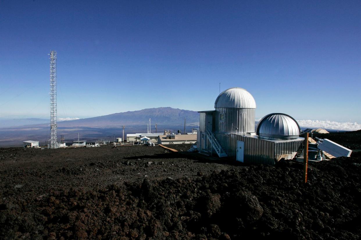 <span>The Mauna Loa Observatory atmospheric research facility in Hawaii in 2009.</span><span>Photograph: Chris Stewart/AP</span>