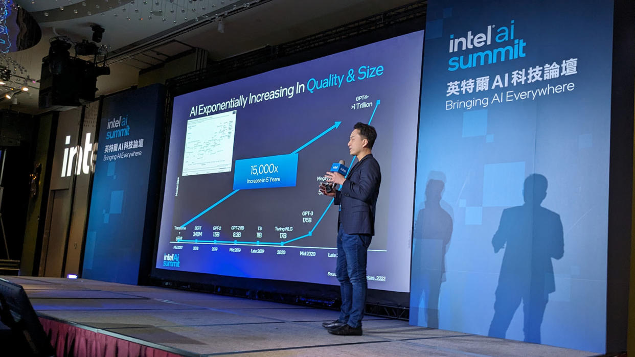  Intel AI Summit 2024 - AI PCs exponentially increasesing. 