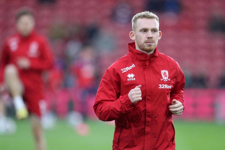 Lewis O'Brien during his loan spell with Middlesbrough <i>(Image: Tom Banks)</i>