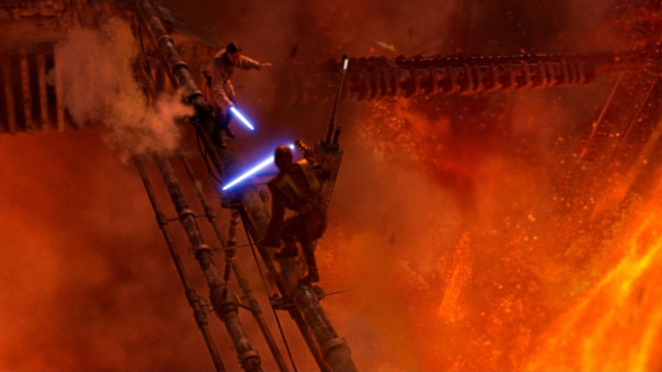 4. Obi-Wan Kenobi vs. Anakin Skywalker - Star Wars: Episode III - Revenge of the Sith