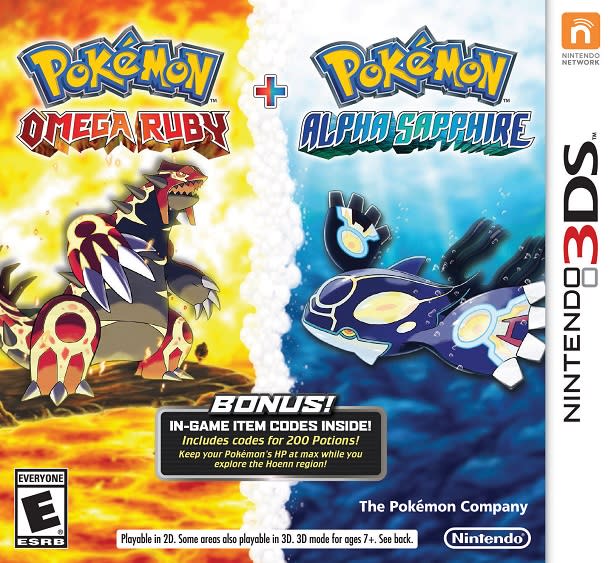 Pokemon X + Y + Alpha Sapphire + Omega Ruby - Nintendo 3DS - Brand New