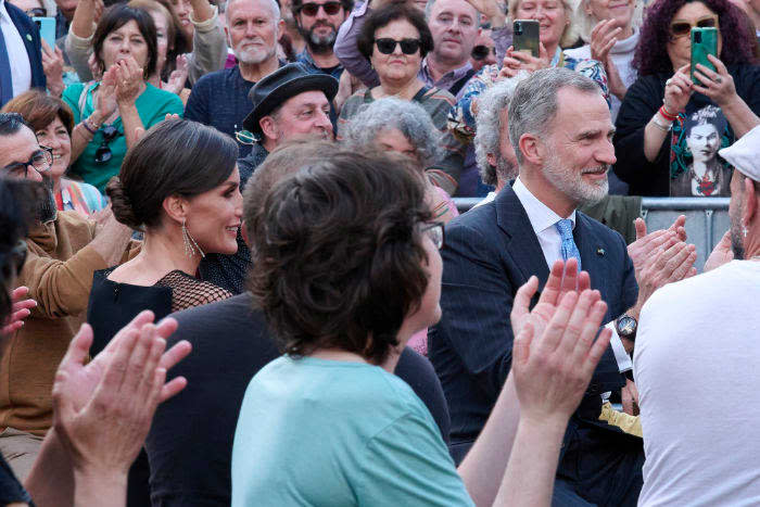 Los Reyes en el concierto Tempo de Luz en Cádiz