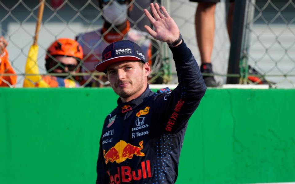 Max Verstappen had a very good afternoon at Monza - he won two points to Hamilton's none and will start from pole tomorrow - AP