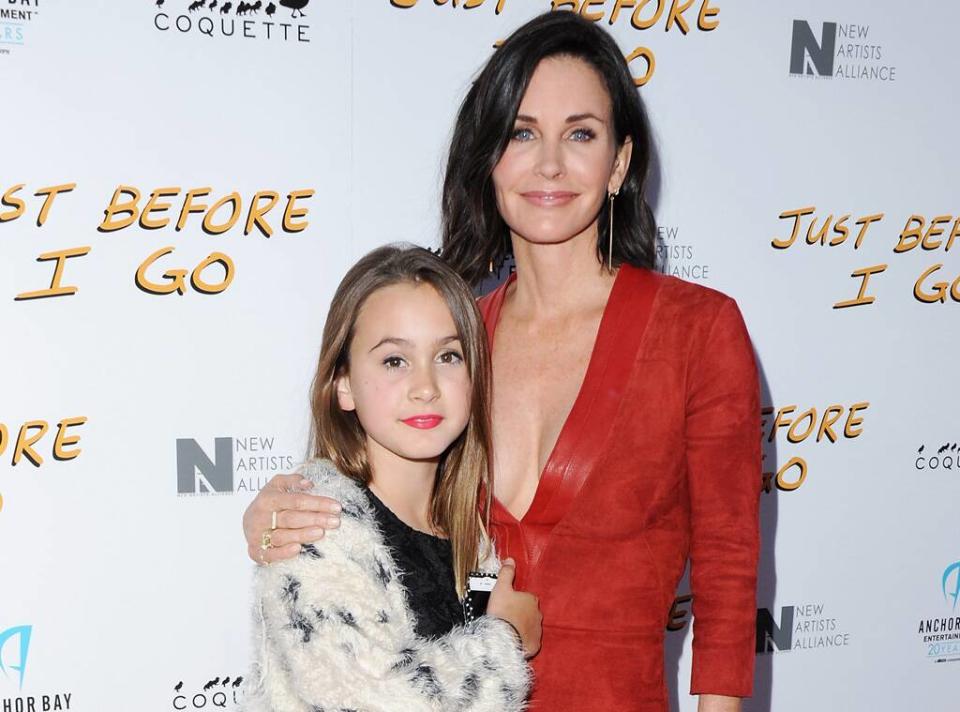Courtney Cox, Coco Arquette, Screening of "Just Before I Go" 