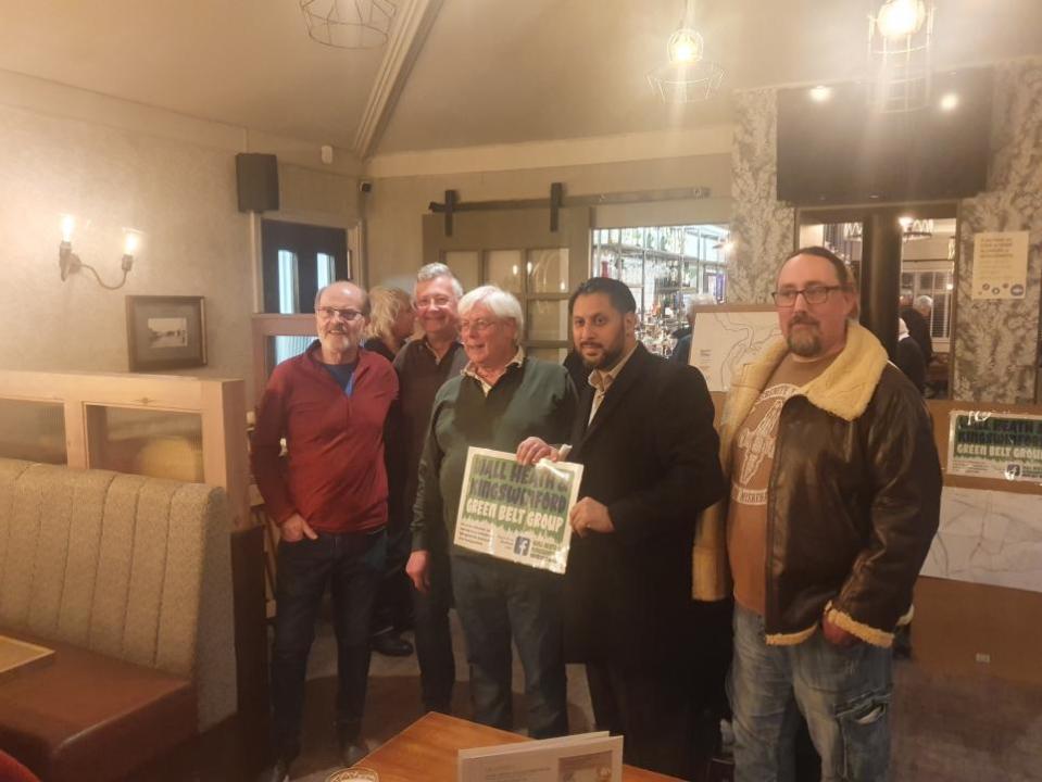 Stourbridge News: Concerned members of the public attended a meeting at the Hinksford Arms on Monday April 22