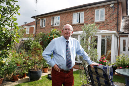 Vote Leave supporter and conservative, John Strafford, poses for a photograph at his home near Slough, Britain August 31, 2018. REUTERS/Peter Nicholls