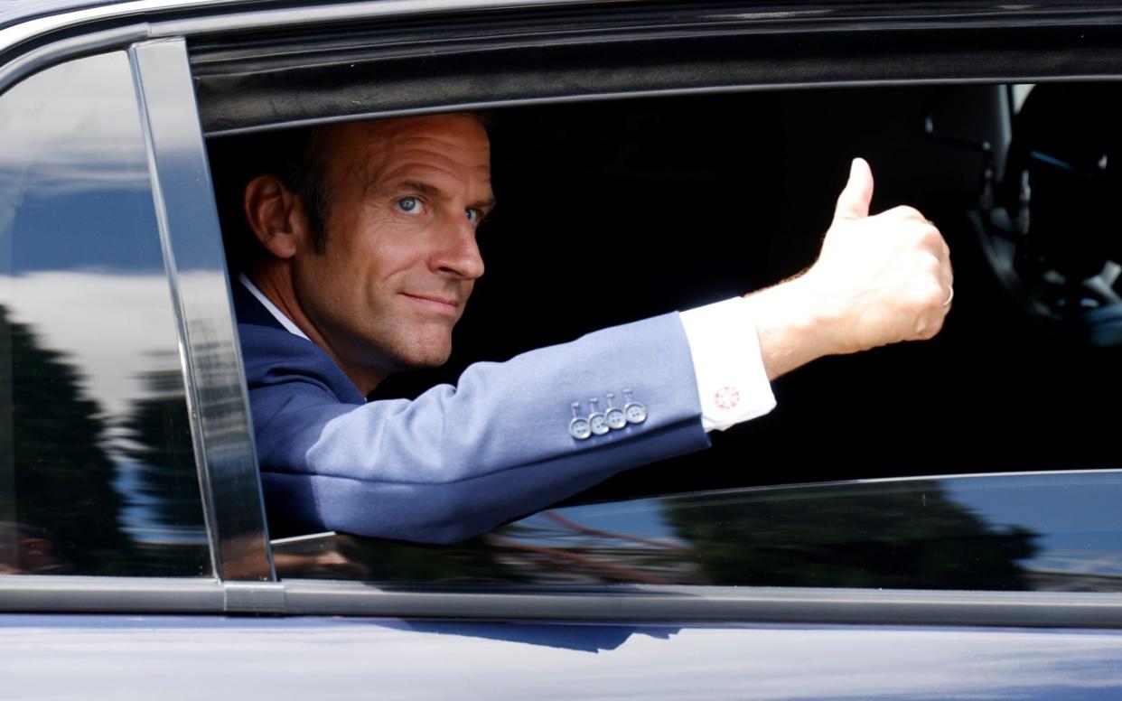 Emmanuel Macron president of France - Ludovic Marin/POOL/EPA-EFE/Shutterstock