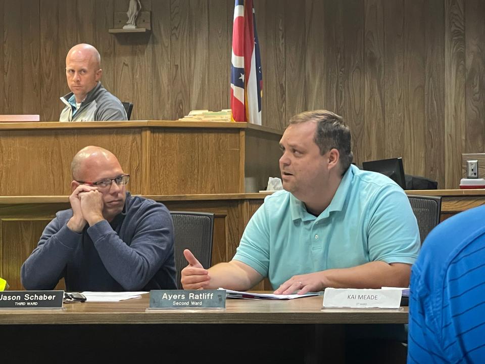 Marion City Councilman Ayers Ratliff, right, was arrested and booked in jail on a rape charge Monday, May 20, 2024, according to the city's mayor.