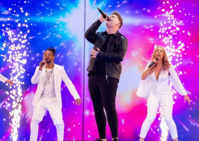 Singer Michael Rice says his team 'smashed' Eurovision - despite coming last with just 16 points