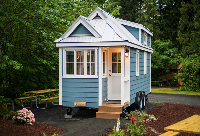 This Tiny Home Has a Greenhouse and a Porch Swing - The Elsa from