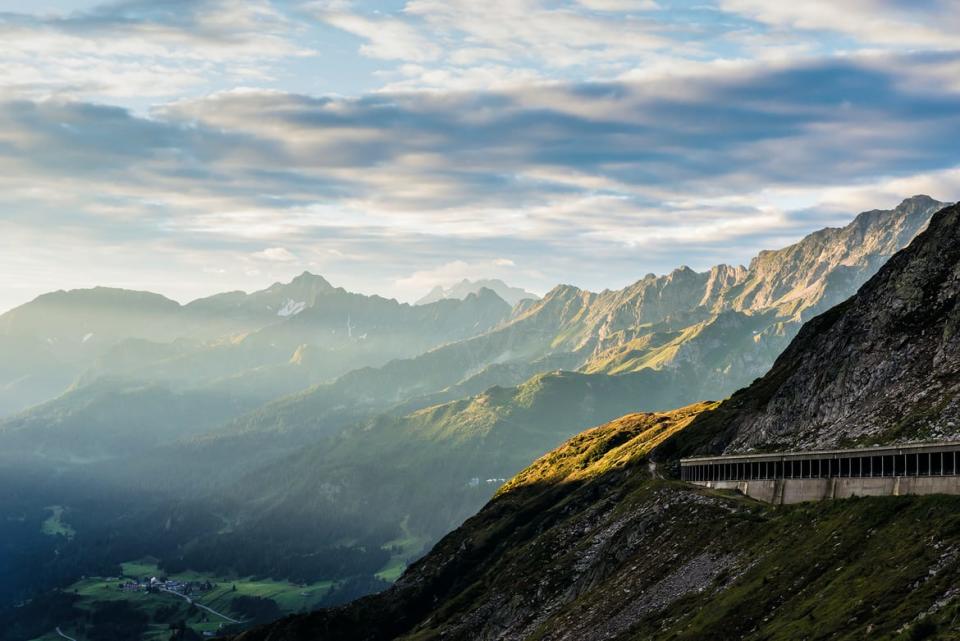 <div class="inline-image__title">Airolo, Passstrasse</div> <div class="inline-image__caption"><p>The Swiss National Redoubt spanned the Alps, hidden in the rockface.</p></div> <div class="inline-image__credit">Andre Meier</div>