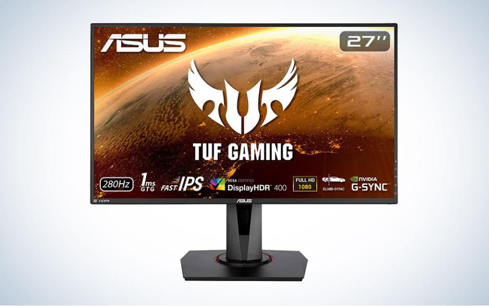 The ASUS VG279QM is our pick for the best computer monitor for gaming.