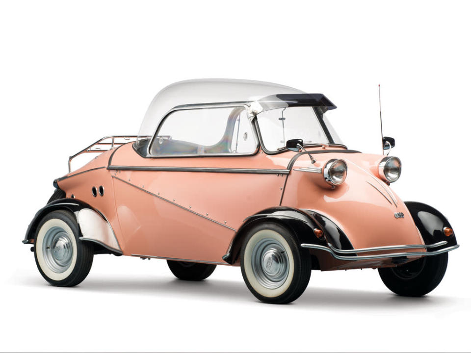 The fastest Messerschmitt-type car built, with 20.5 hp. Estimated sale price: $125,000-$150,000.