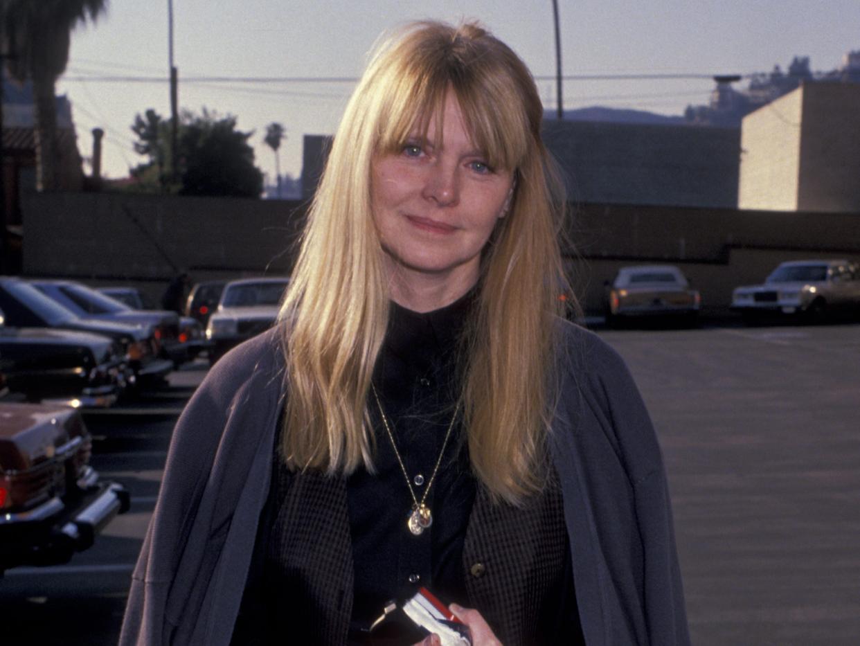 Melinda Dillon at the memorial service for director Hal Ashby on December 27, 1988, in Hollywood, California.