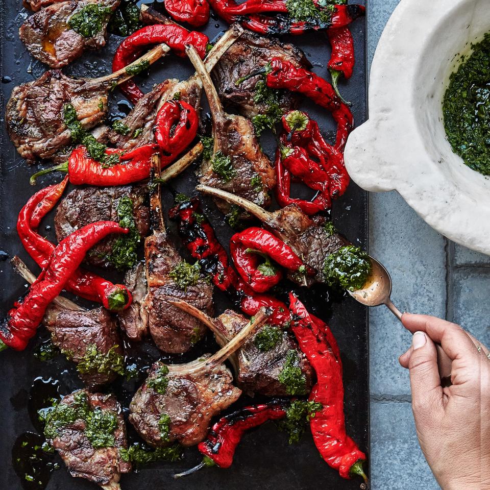 <h1 class="title">Print-Aug-GrilledLambChops-Peppers.jpg</h1><cite class="credit">Photo by Alex Lau, prop styling by Kendra Smoot</cite>