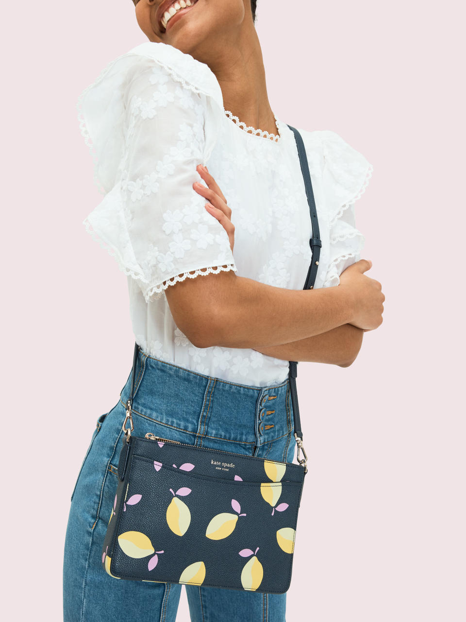 Margaux Lemons Medium Convertible Crossbody. Image via Kate Spade.