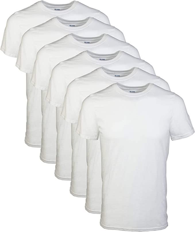 Gildan Men's Crew T-Shirts, Multipack