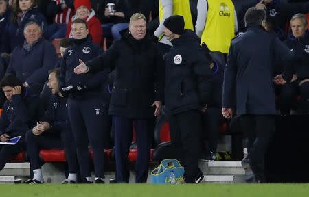 Britain Football Soccer - Southampton v Everton - Premier League - St Mary's Stadium - 27/11/16 Everton manager Ronald Koeman Action Images via Reuters / Matthew Childs Livepic