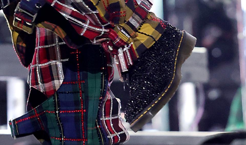 Close up of Gwen Stefani's Dr. Martens