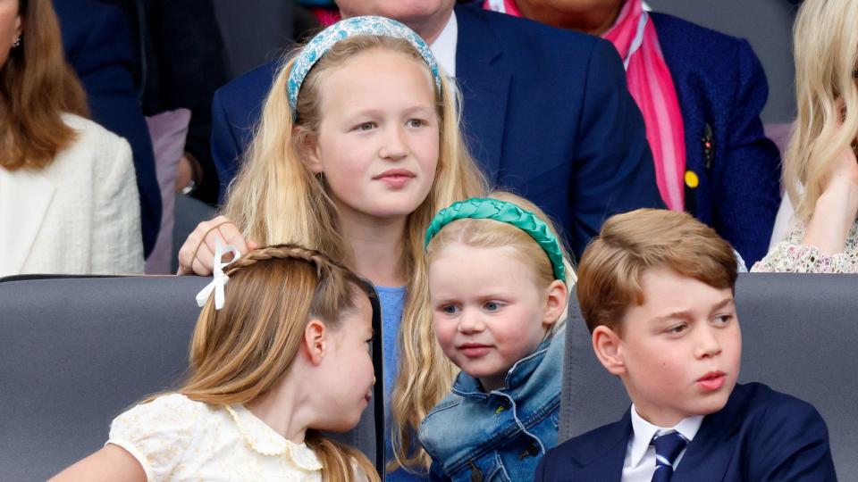 The cousins at the Platinum Pageant of the late Queen