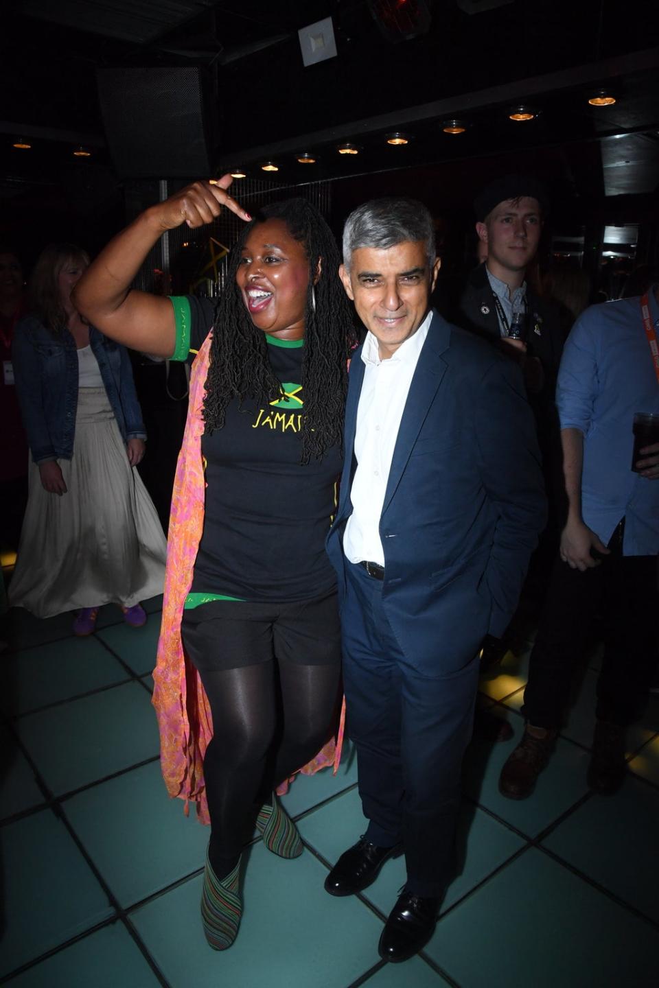 The Mayor of London joined Dawn Butler on the dance floor (Jeremy Selwyn)