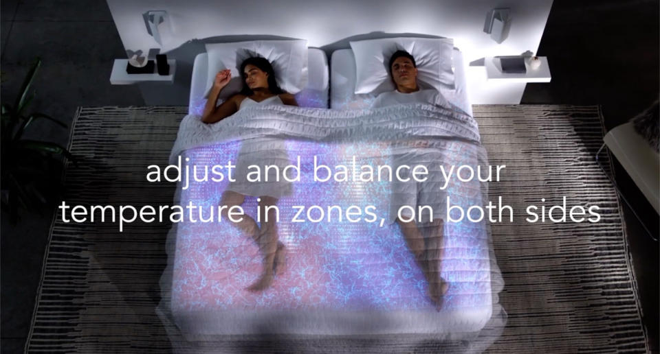 Una empresa crea un colchón inteligente capaz de crear microclimas independientes. (Crédito: Youtube/SleepNumber)