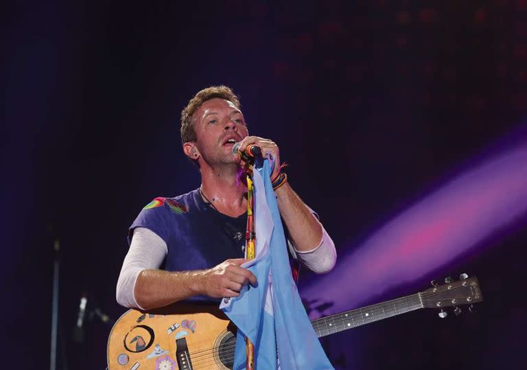 Chris Martin, el cantante de Coldplay