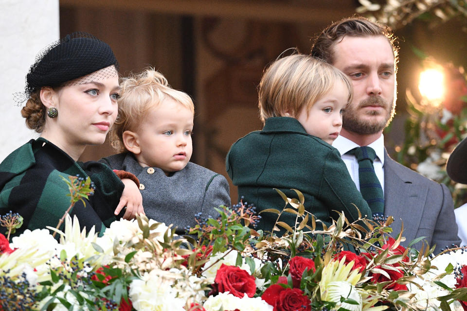 Pierre y Beatrice acudieron con sus hijos