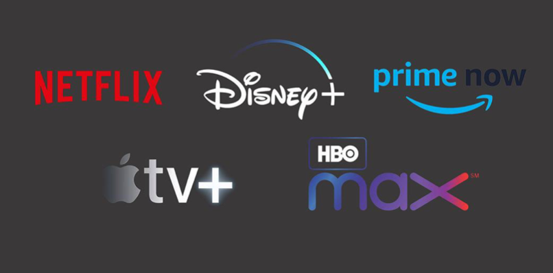 Netflix, Disney, Apple TV, HBO, Amazon Prime