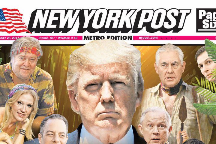 The Life of Donald Trump — Told Through New York Post Covers – The