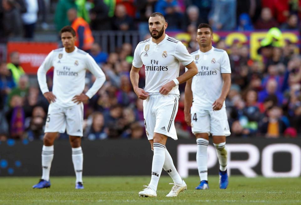 Diminishing returns: 30-year-old Benzema has failed to reach the heights expected of him recently
