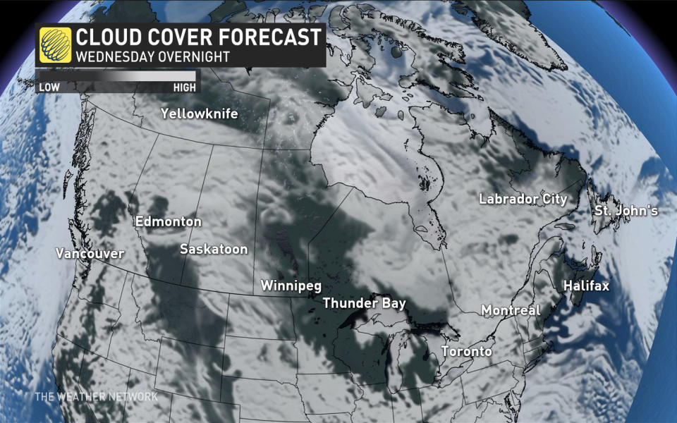 Quadrantids Cloud Cover Wed Jan 3