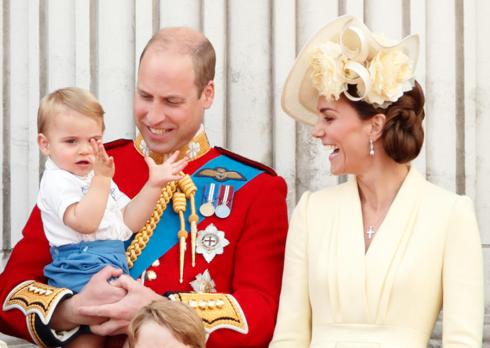 The Duchess of Cambridge (pictured in June) says her 19-month-old is "fascinated" by the 84-year-old former Bake Off judge [Image: Getty]