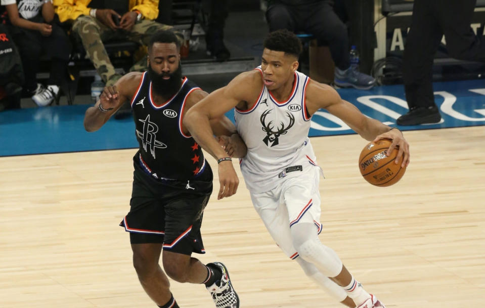 Giannis Antetokounmpo vs James Harden